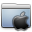 Graphite Smooth Folder Apple Icon 32x32 png